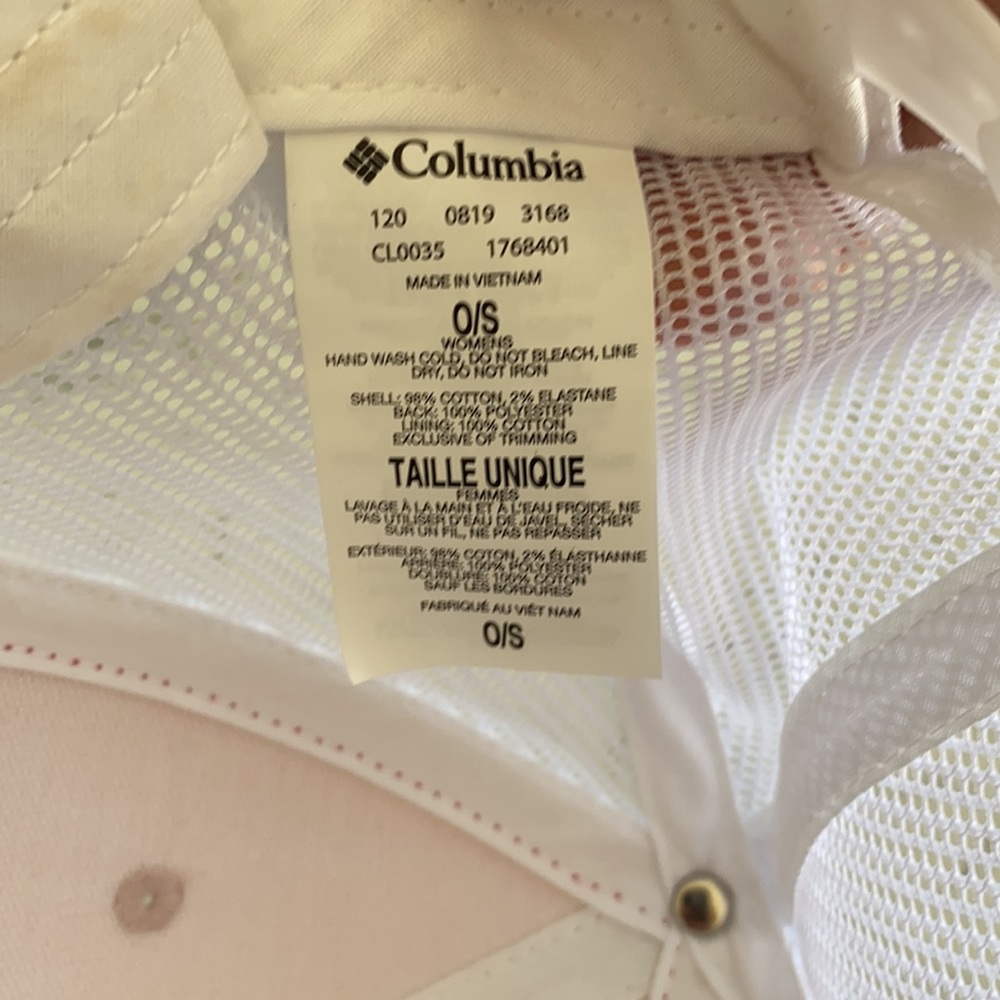 Ladies Columbia trucker hat. Beautiful sunset design, gorgeous color! NWOT - Picture 4 of 4